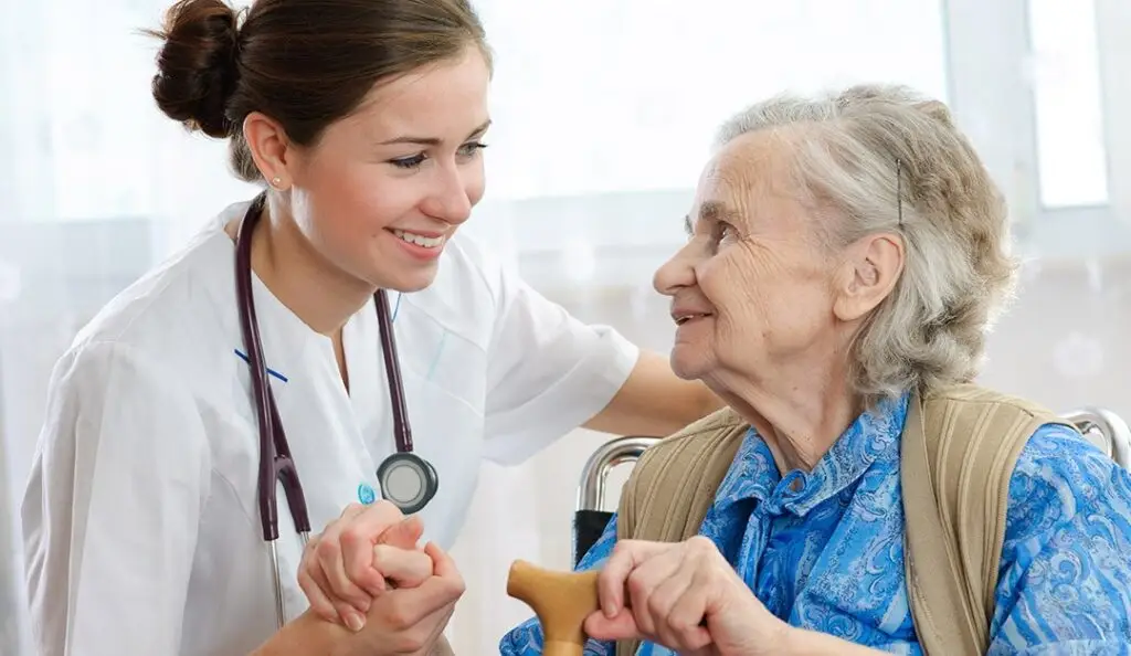 HomeCare Nurse & Old lady Patient v2