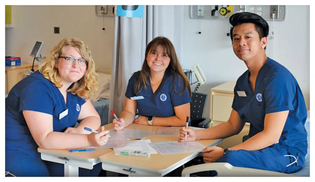 Nursing Student Studying